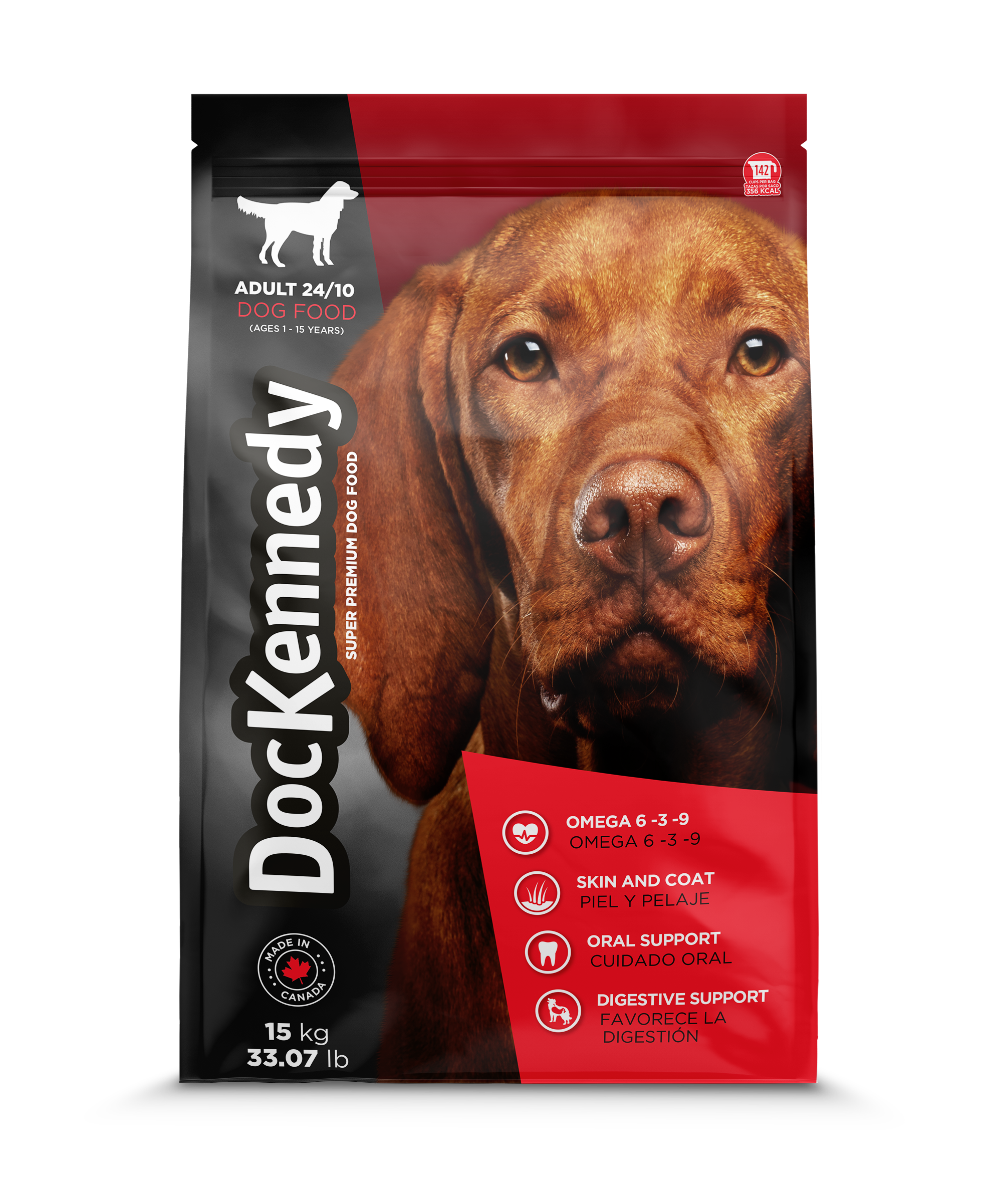 Alimento Super Premium para perros DocKennedy adulto 15kg-1