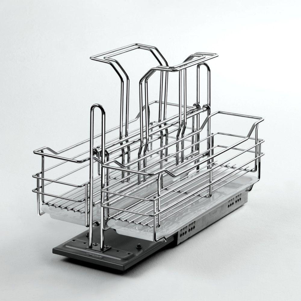 Organizador Bajo Lavaplatos Extensible 35 cm hbt Cromado-2
