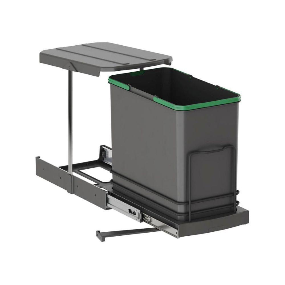 Basurero 24 lts para Puerta 40 cm STARAX Antracita-0