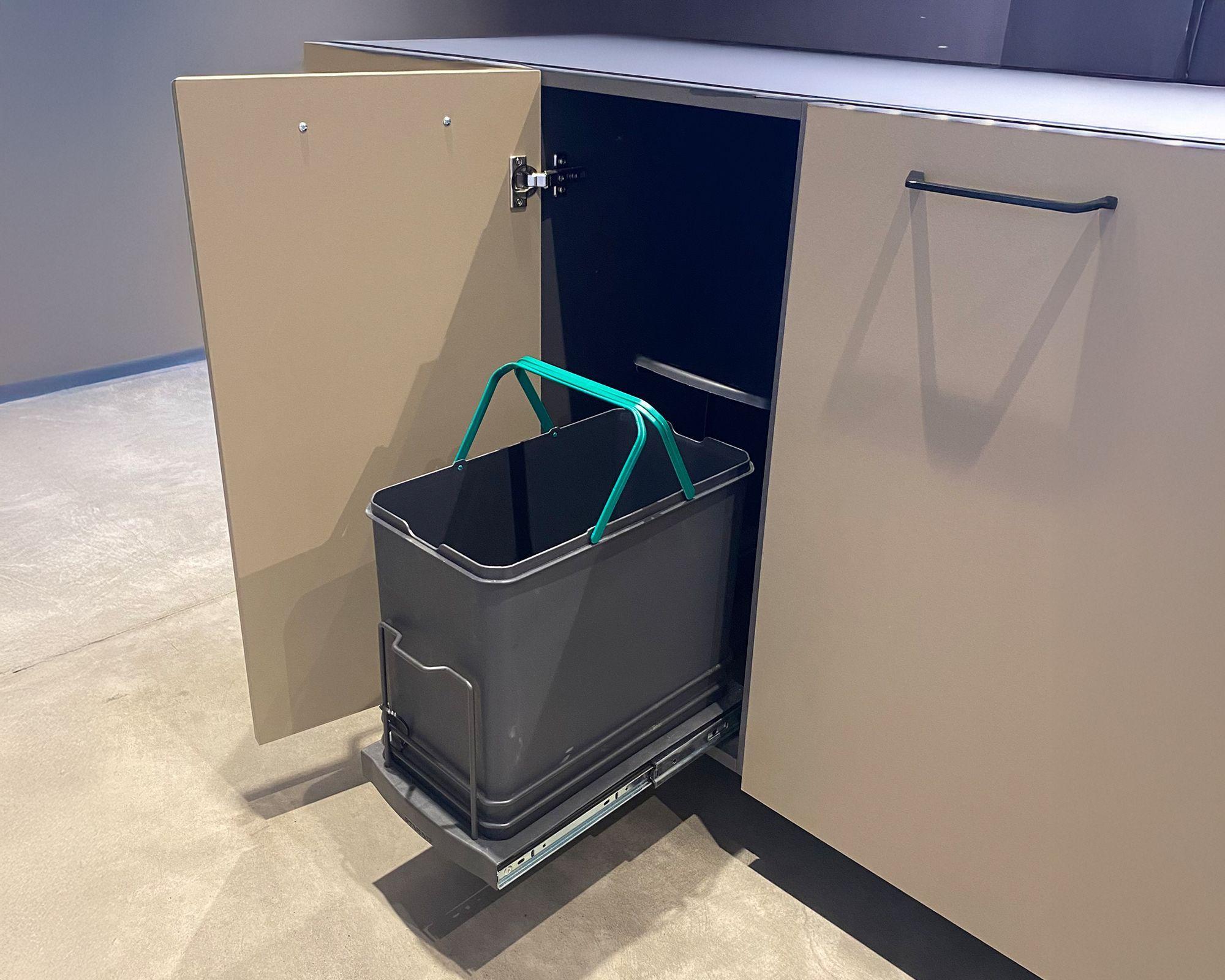 Basurero 24 lts para Puerta 40 cm STARAX Antracita-3