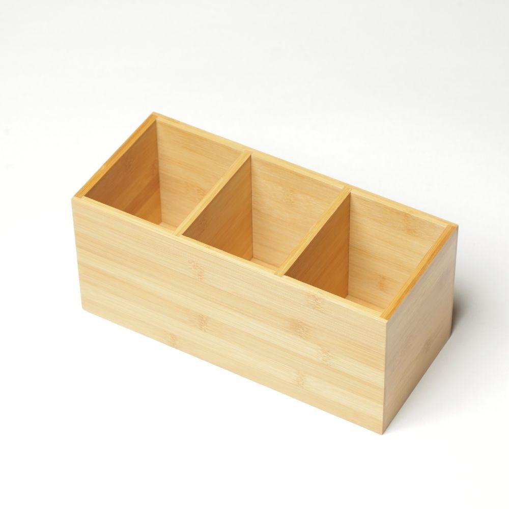 Caja Multiproposito Bambu Natural hbt 30x13x14 cm-2