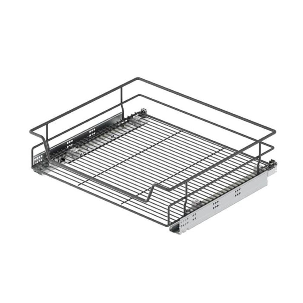 Cesta Extensible Con Guia Tandem Blum STARAX 45 cm Antracita-0