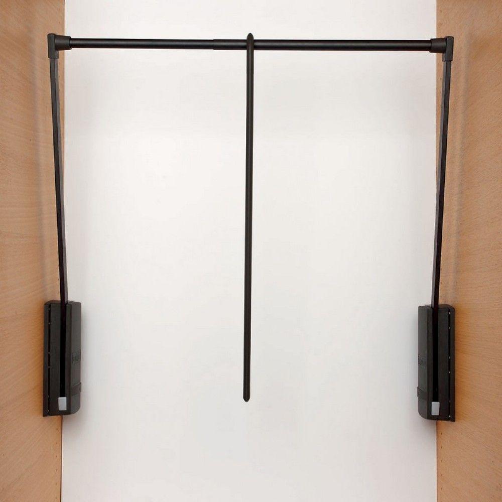 Elevador Barra Closet 770-1200 mm SERVETTO Negro-4
