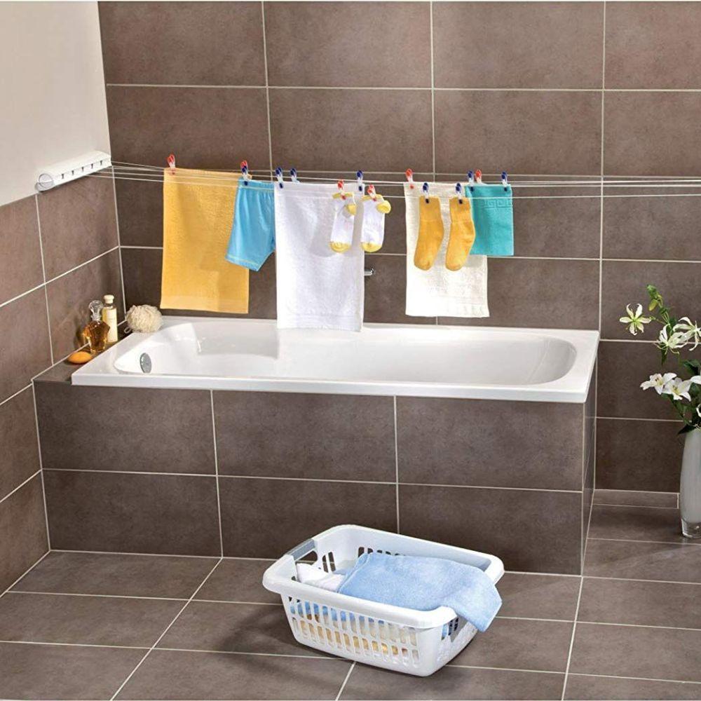 Tendedero Pared Rollfix 210 LEIFHEIT Blanco-1