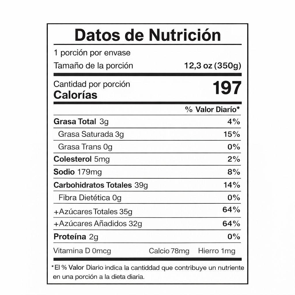 Cafe con Leche y Tapioca  350g  Marca Rico*  24 Latas-1
