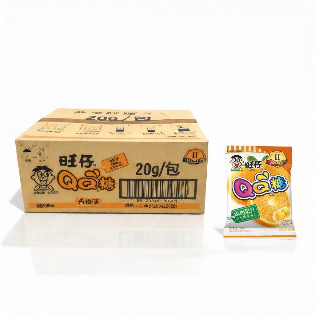 Gomitas Sabor Naranja Marca Want Want 20gr* Caja-0