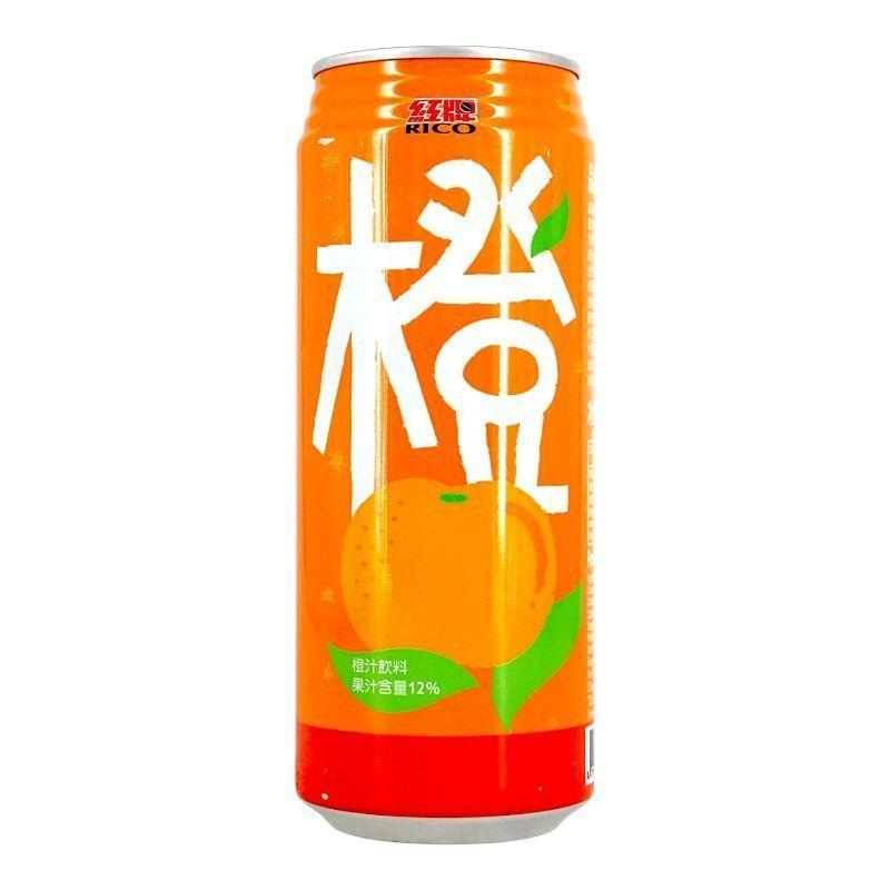Bebida Sabor Naranja Marca Rico 490 ml * 24 Latas-1