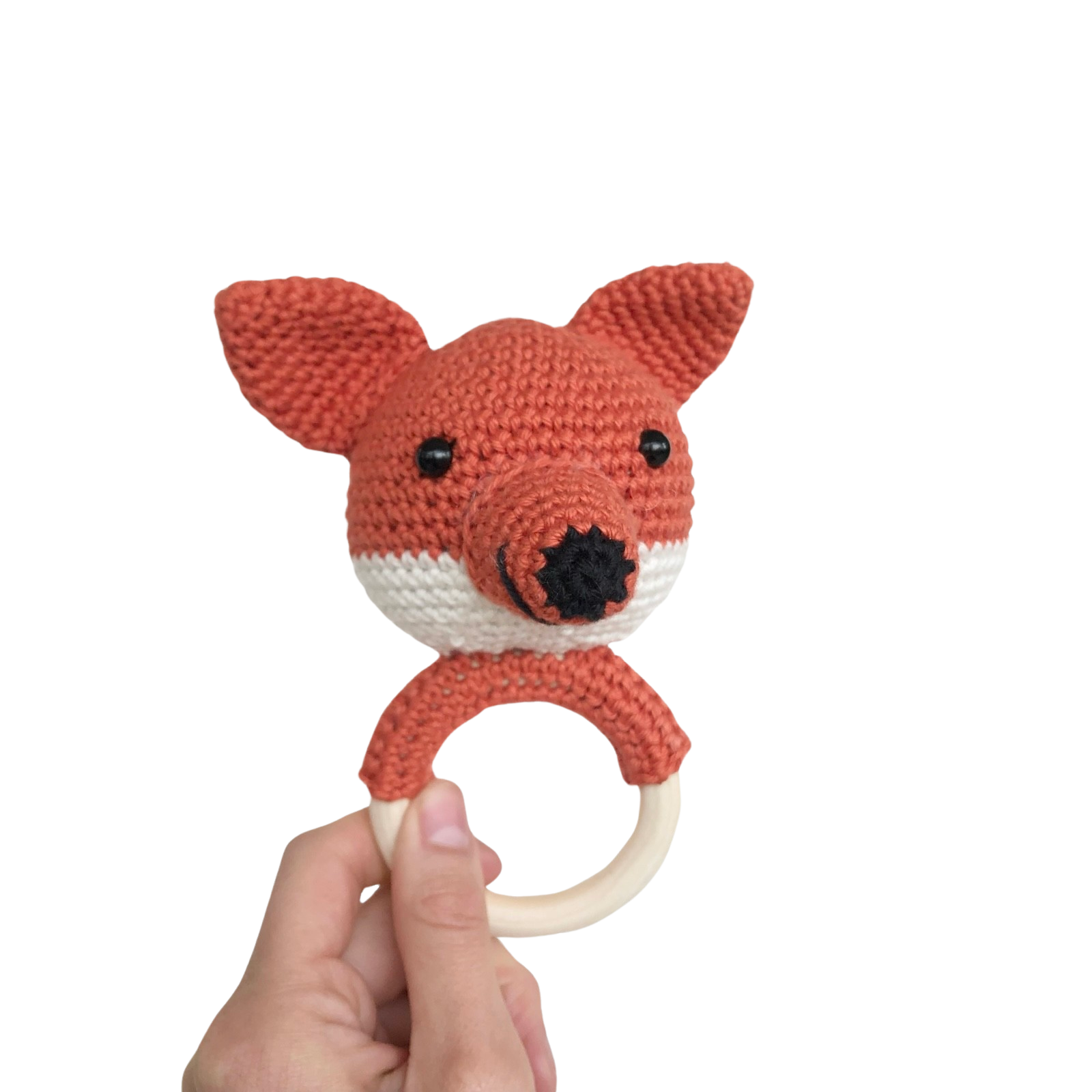 Sonajero amigurumi zorrito-0
