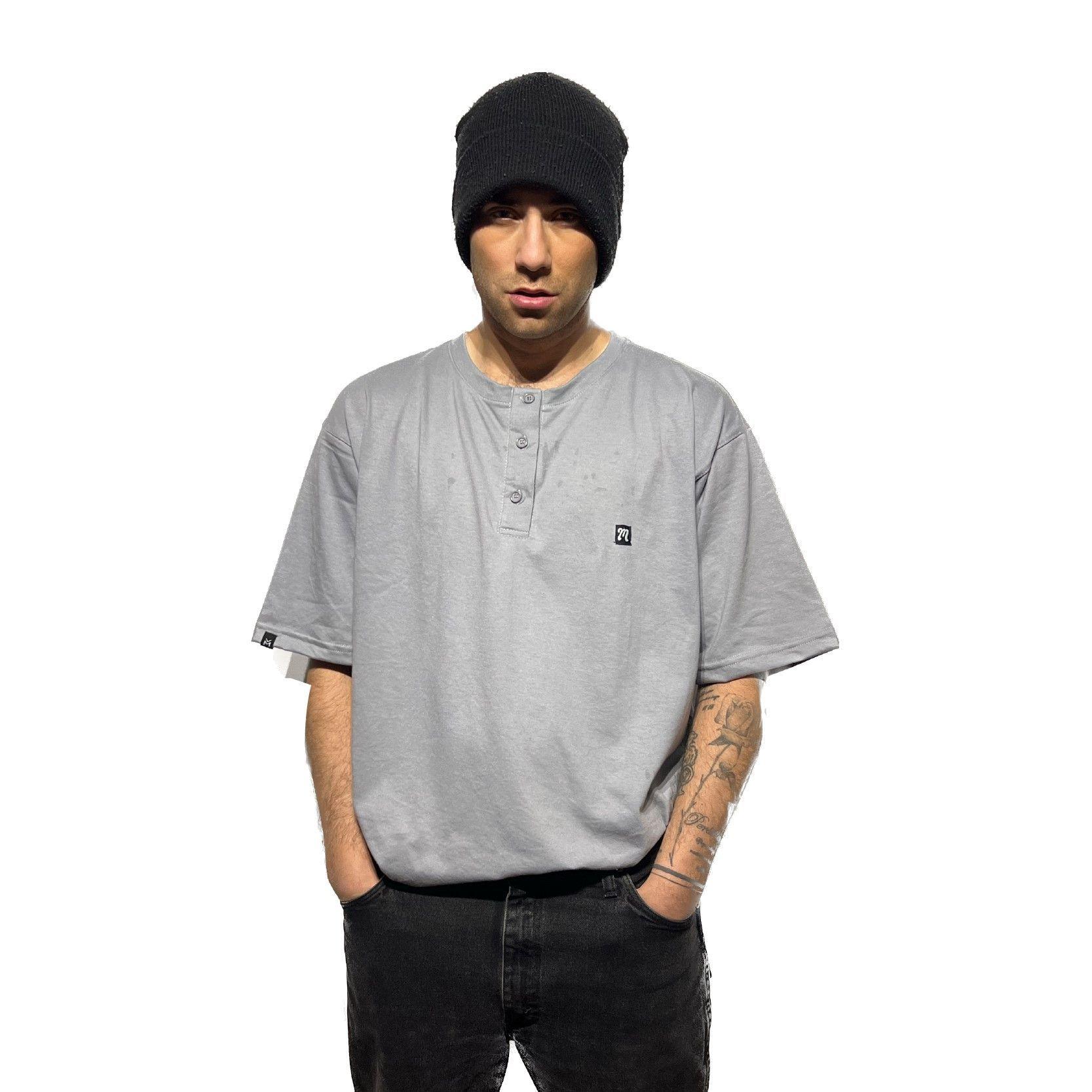Lomvok Polera Grey Botton-1