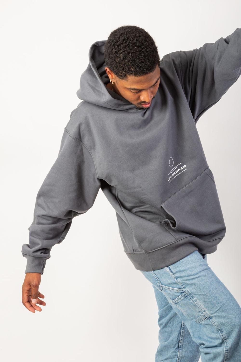 HOODIE CIRCLE GREY.-2