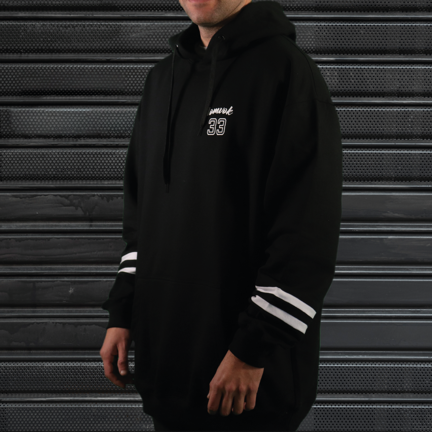HOODIE 33 BLACK-2