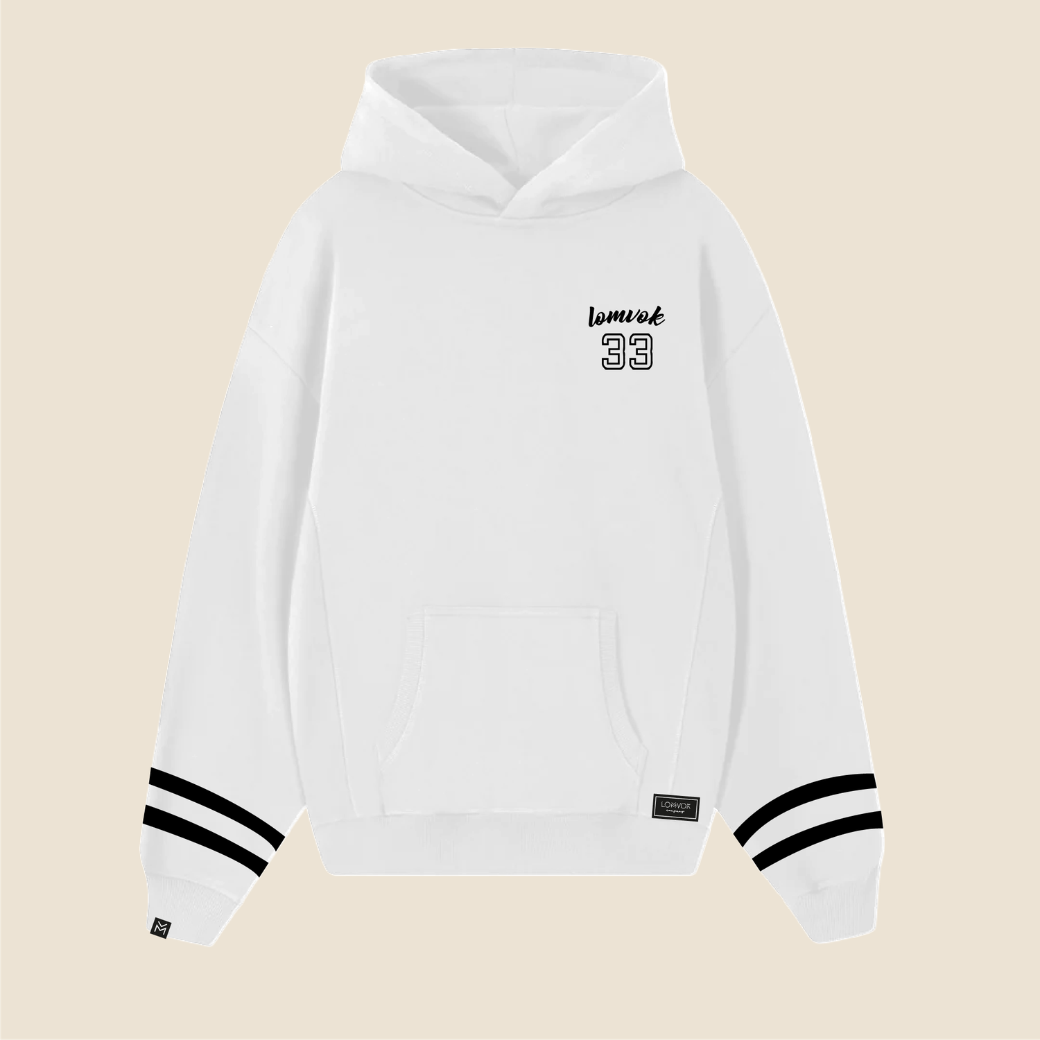 HOODIE 33 WHITE-0