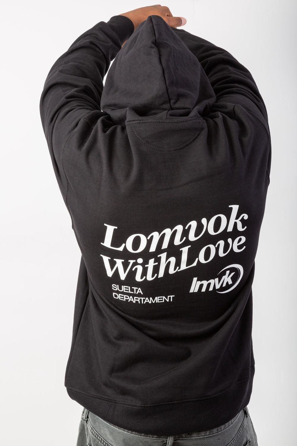 HOODIE LOVE BLACK-0