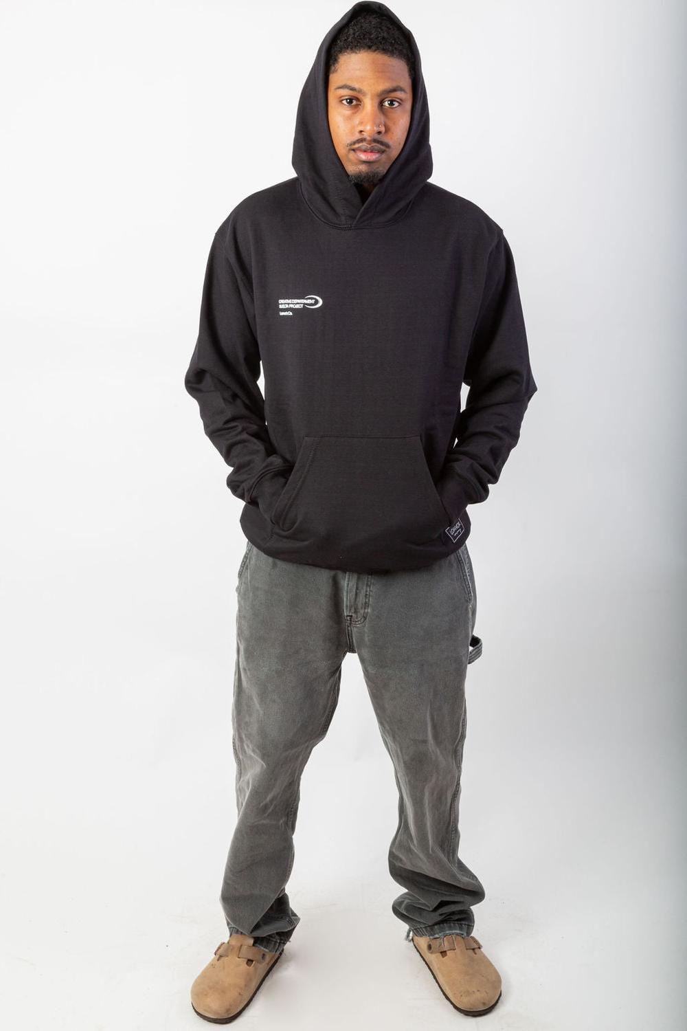 HOODIE LOVE BLACK-1