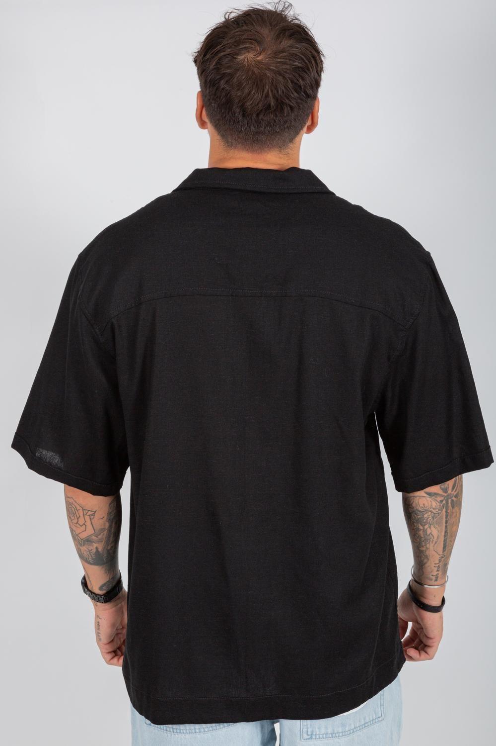 CAMISA BLACK LINNEN-4
