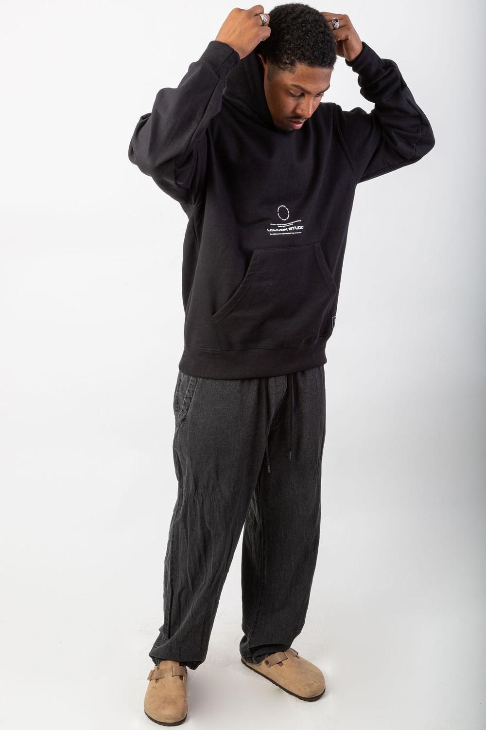 HOODIE CIRCLE BLACK-2