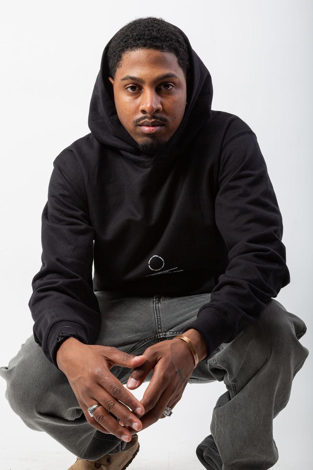 HOODIE CIRCLE BLACK-4