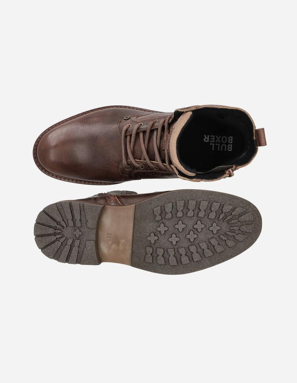 Botines Hombre Cuero Acton-6-46 Brandy Bullboxer-0