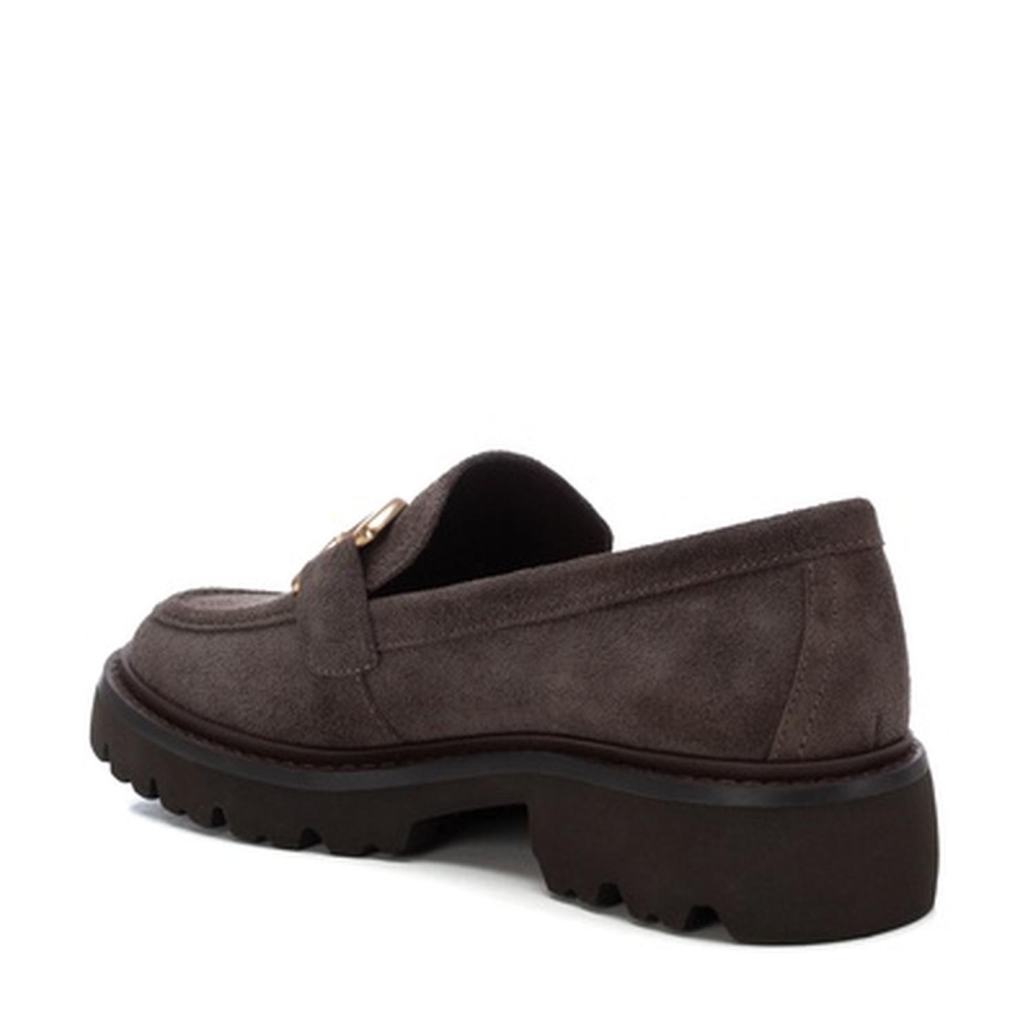 Mocasines Cuero Mujer Beca-4-52 Gris Carmela-3