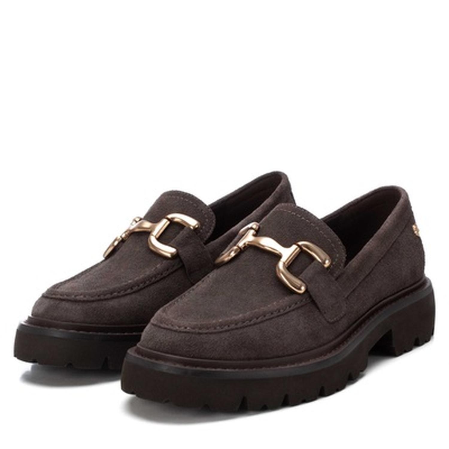 Mocasines Cuero Mujer Beca-4-52 Gris Carmela-4