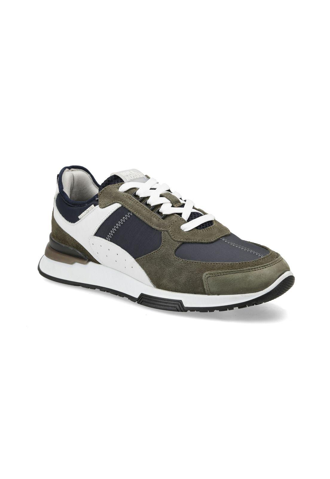 Zapatillas Cuero Y Textil Rockhampton-0-55 Verde-0