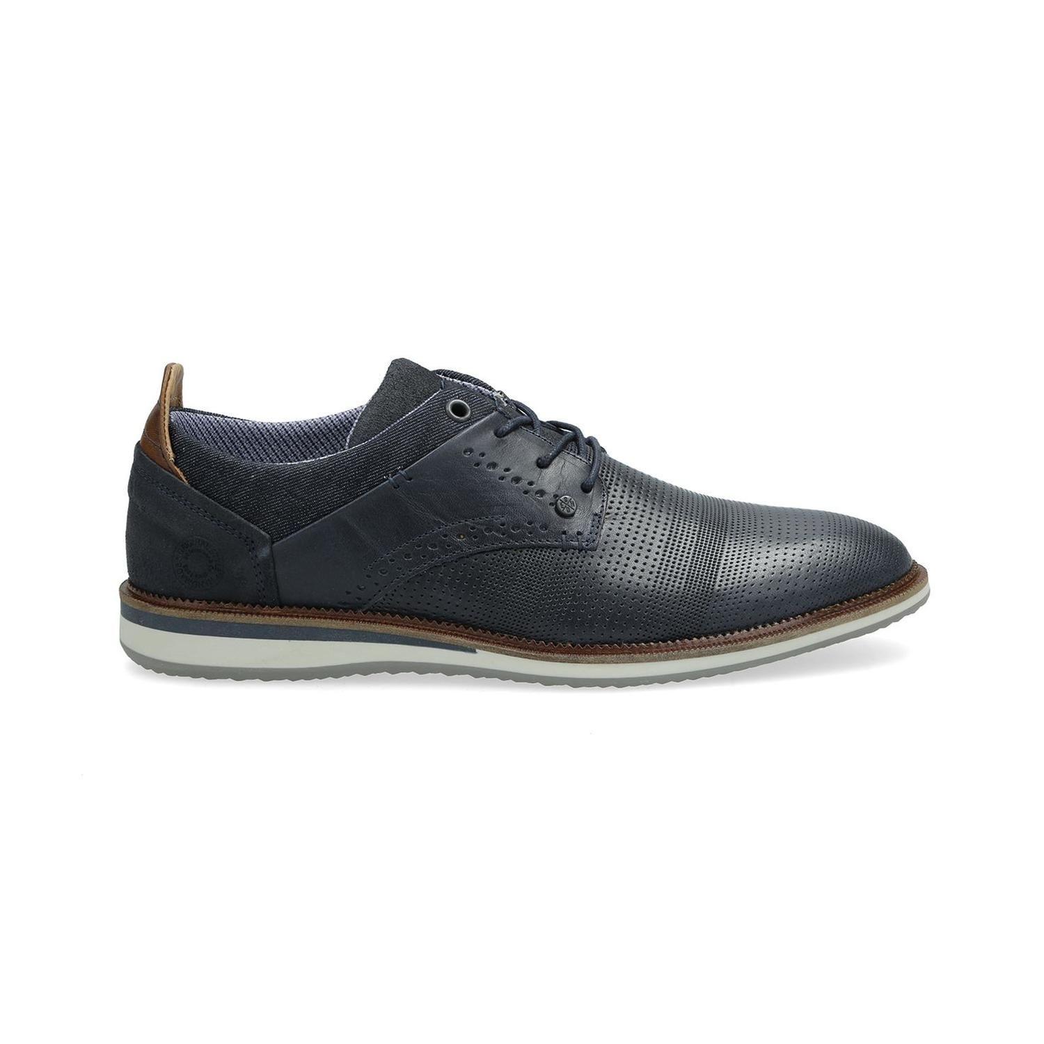 Zapatos Hombre Cuero Azul Putney-0-64 Bullboxer-1