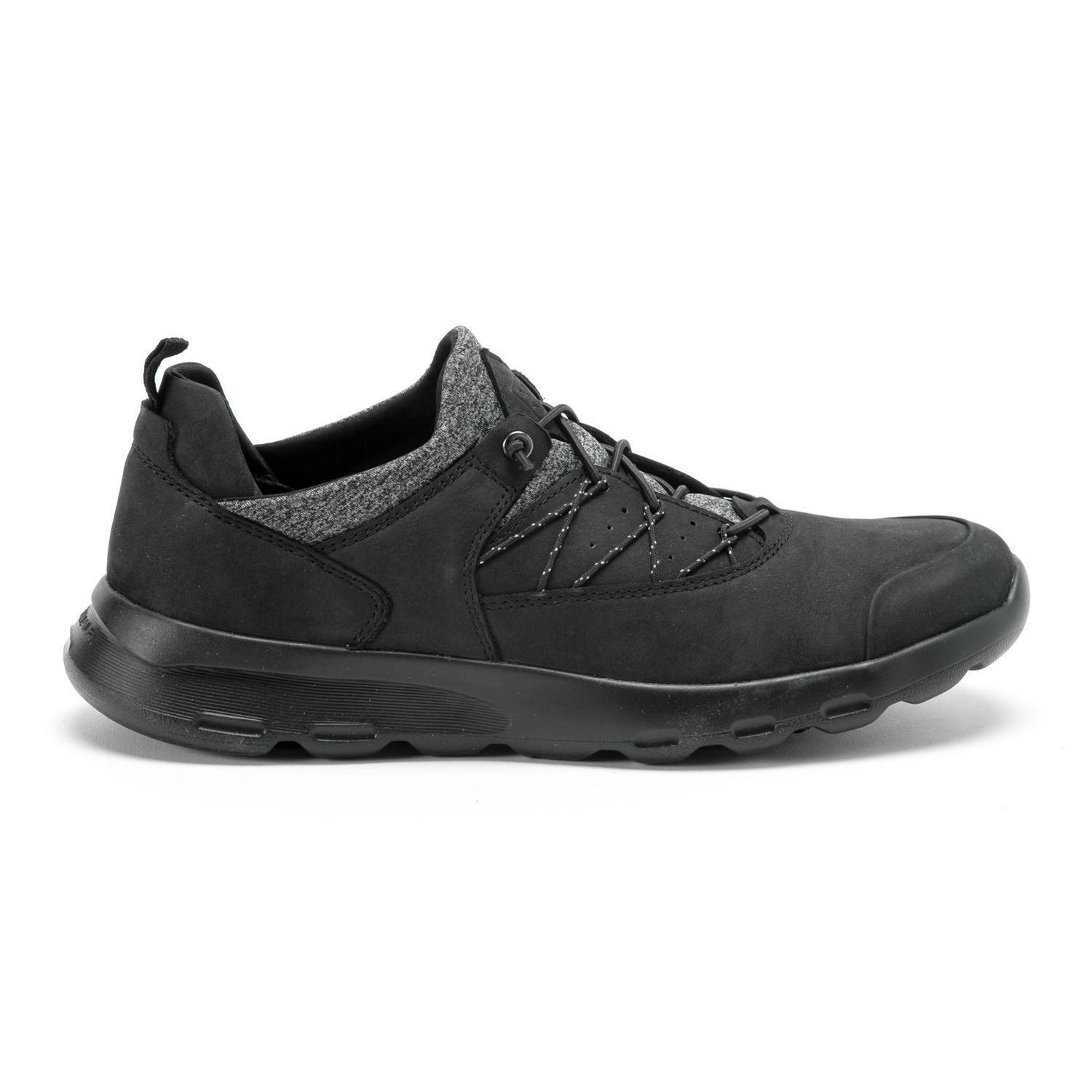 Zapatillas Livianas X-Light Hombre Cuero Walker-0-06-Negro-1