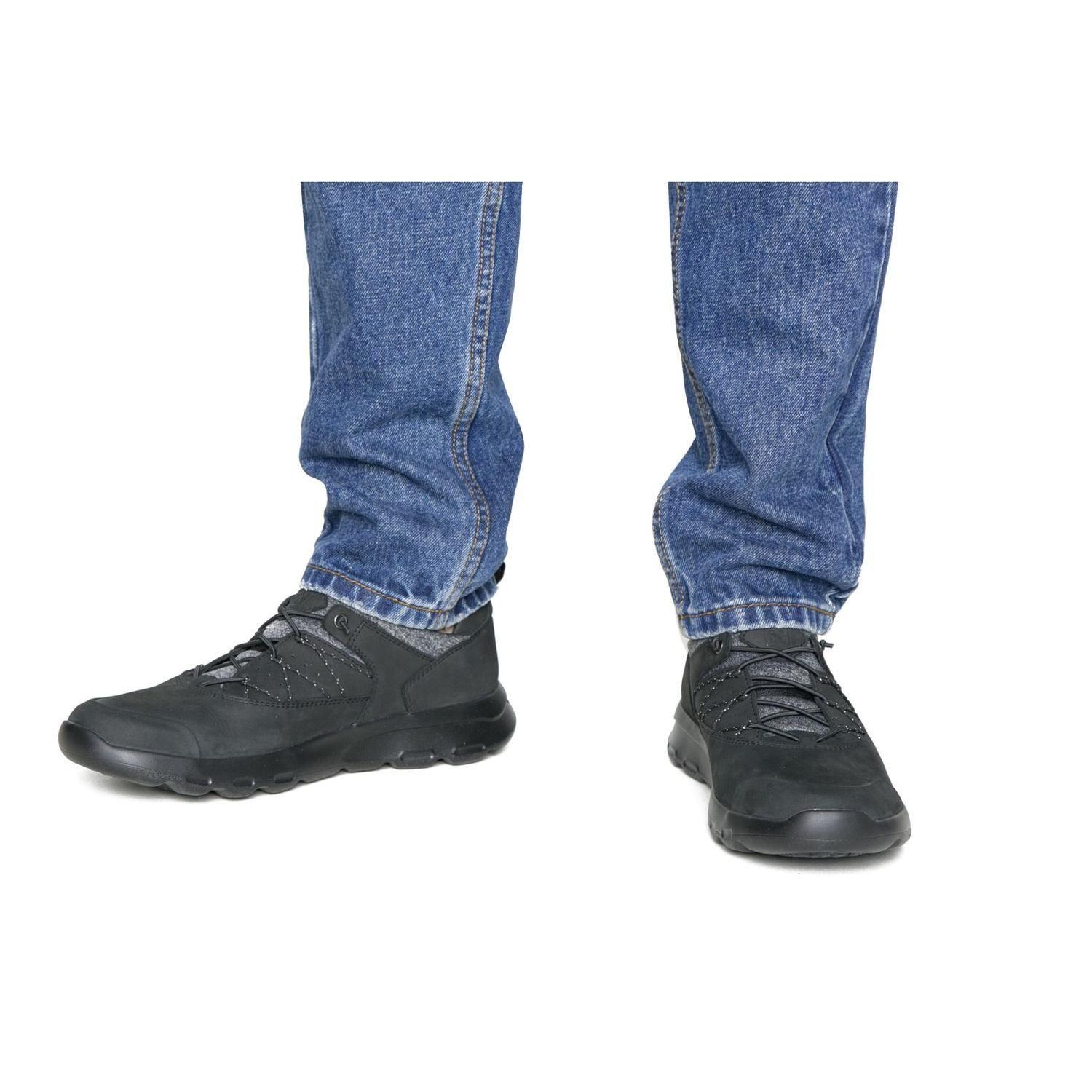 Zapatillas Livianas X-Light Hombre Cuero Walker-0-06-Negro-2