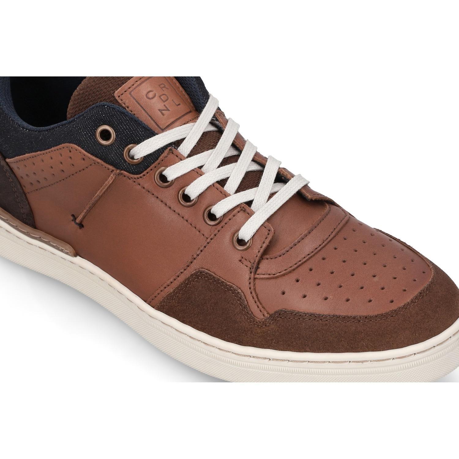 Zapatillas Urbanas Hombre Cuero Essen-0-89 Brandy Cardinale-3