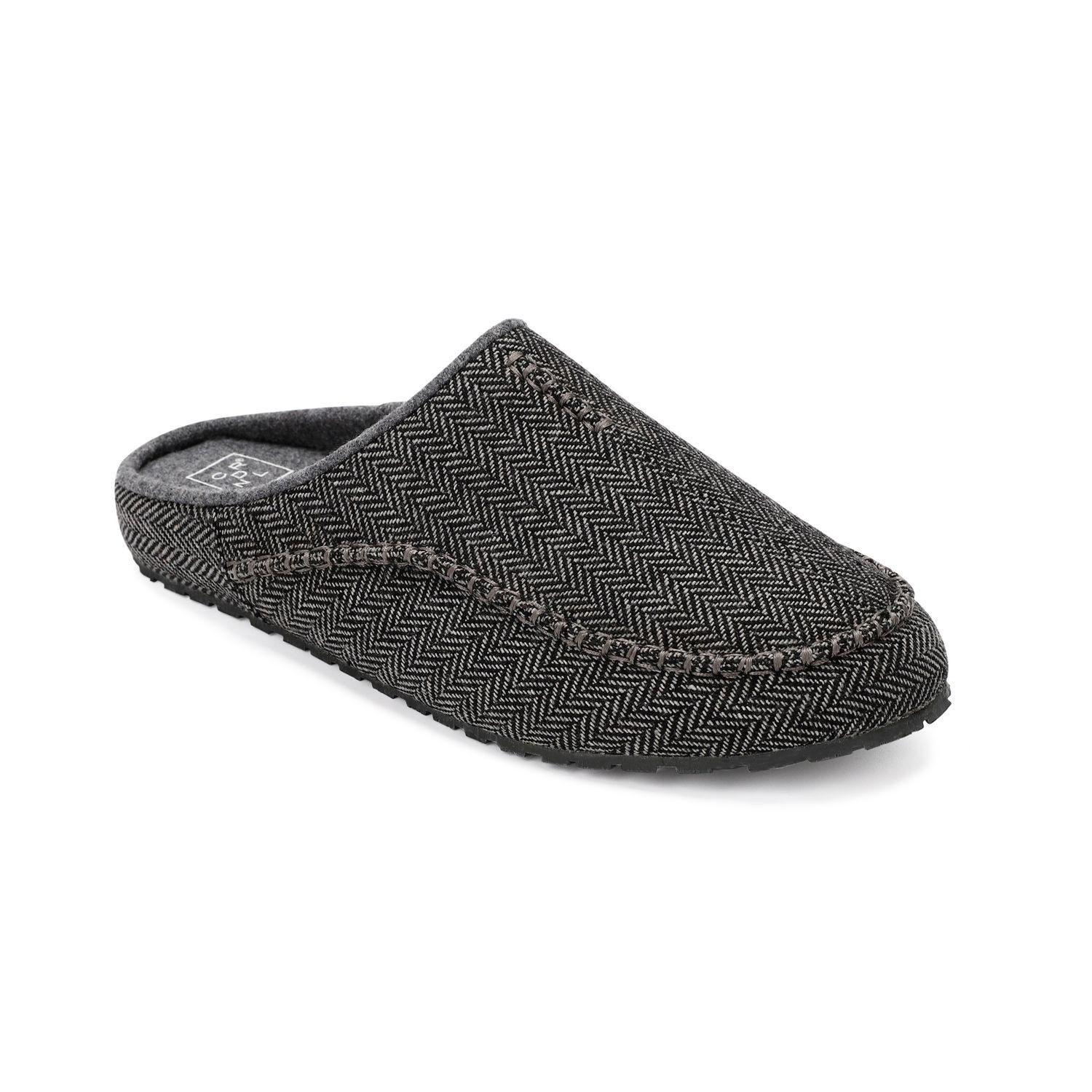 PANTUFLAS HOMBRE TEXTIL SIOUX-2-01 GRIS-0