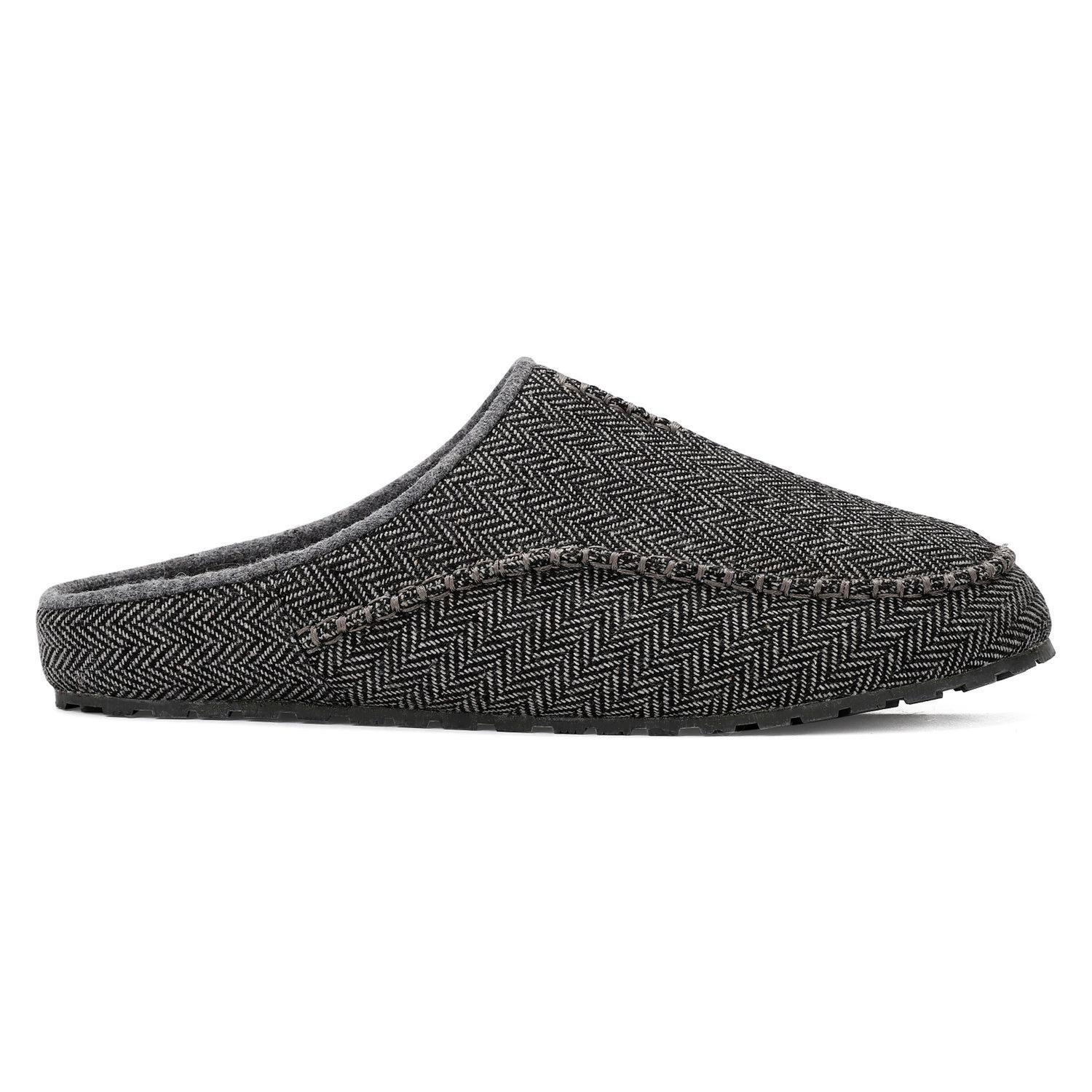 PANTUFLAS HOMBRE TEXTIL SIOUX-2-01 GRIS-1