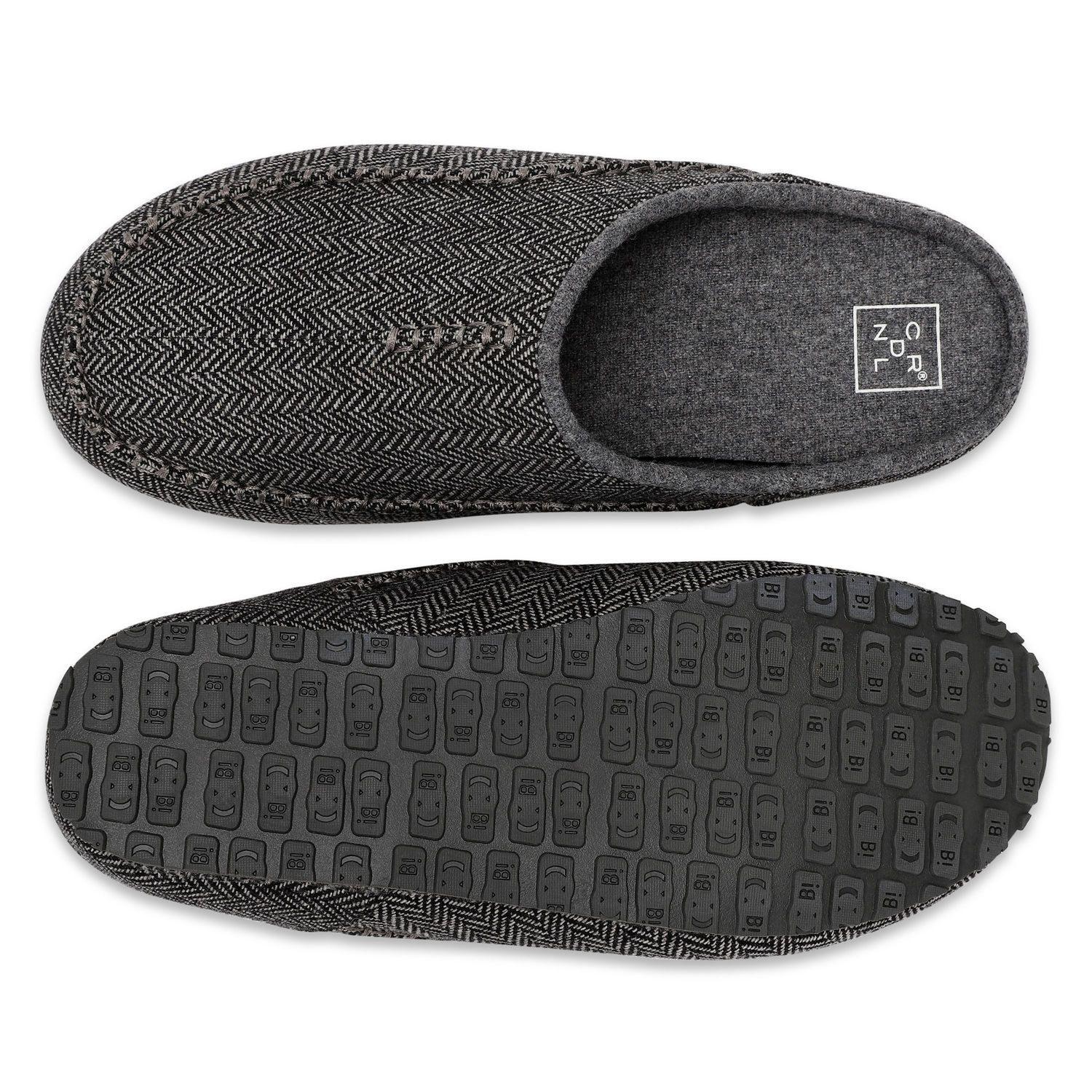 PANTUFLAS HOMBRE TEXTIL SIOUX-2-01 GRIS-2