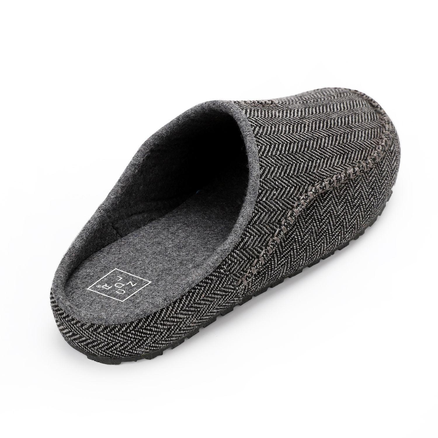 PANTUFLAS HOMBRE TEXTIL SIOUX-2-01 GRIS-3