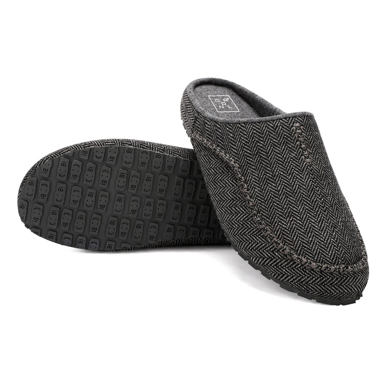 PANTUFLAS HOMBRE TEXTIL SIOUX-2-01 GRIS-5