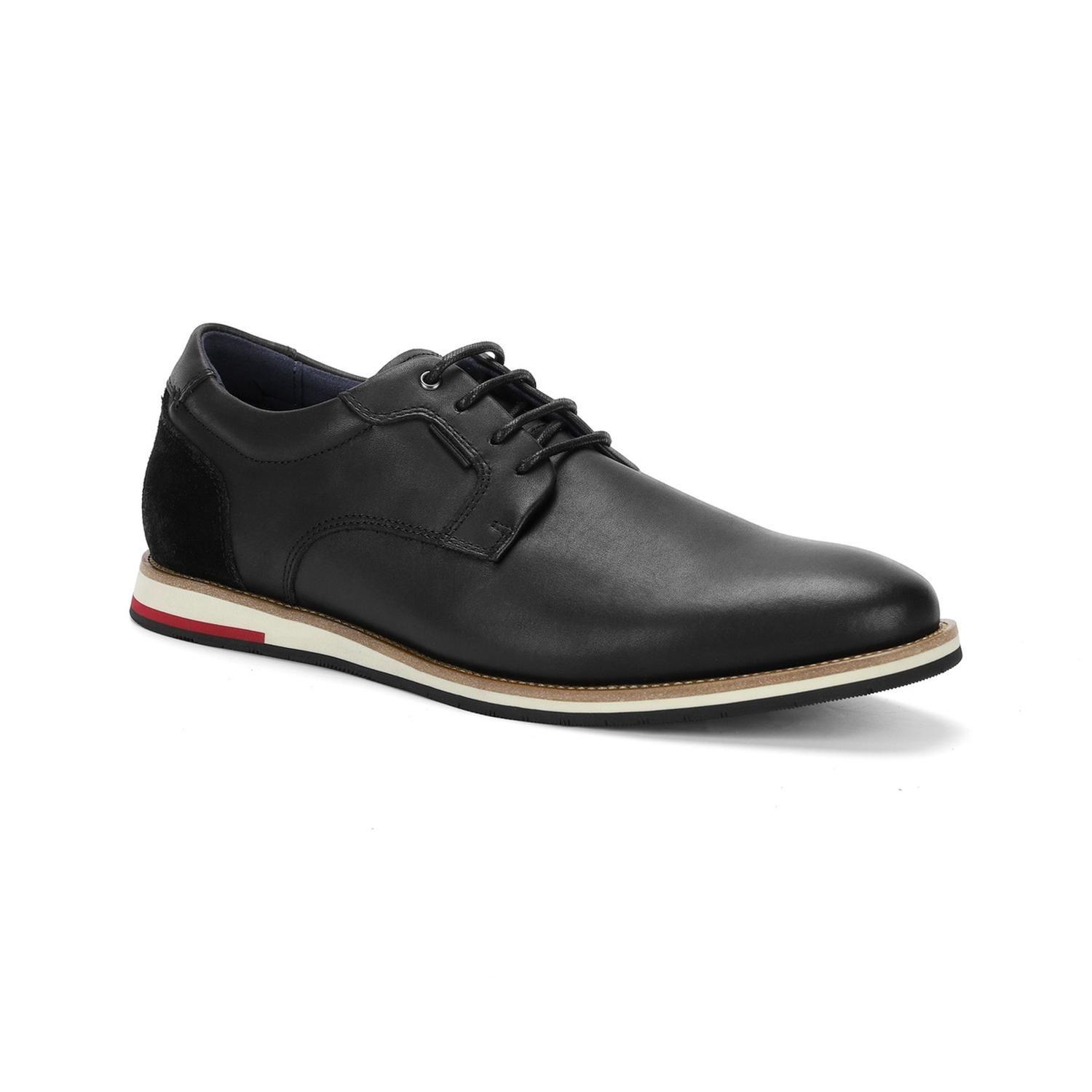 Zapatos Formal Sporty Hombre Cuero Shelford Negro Cardinale-0