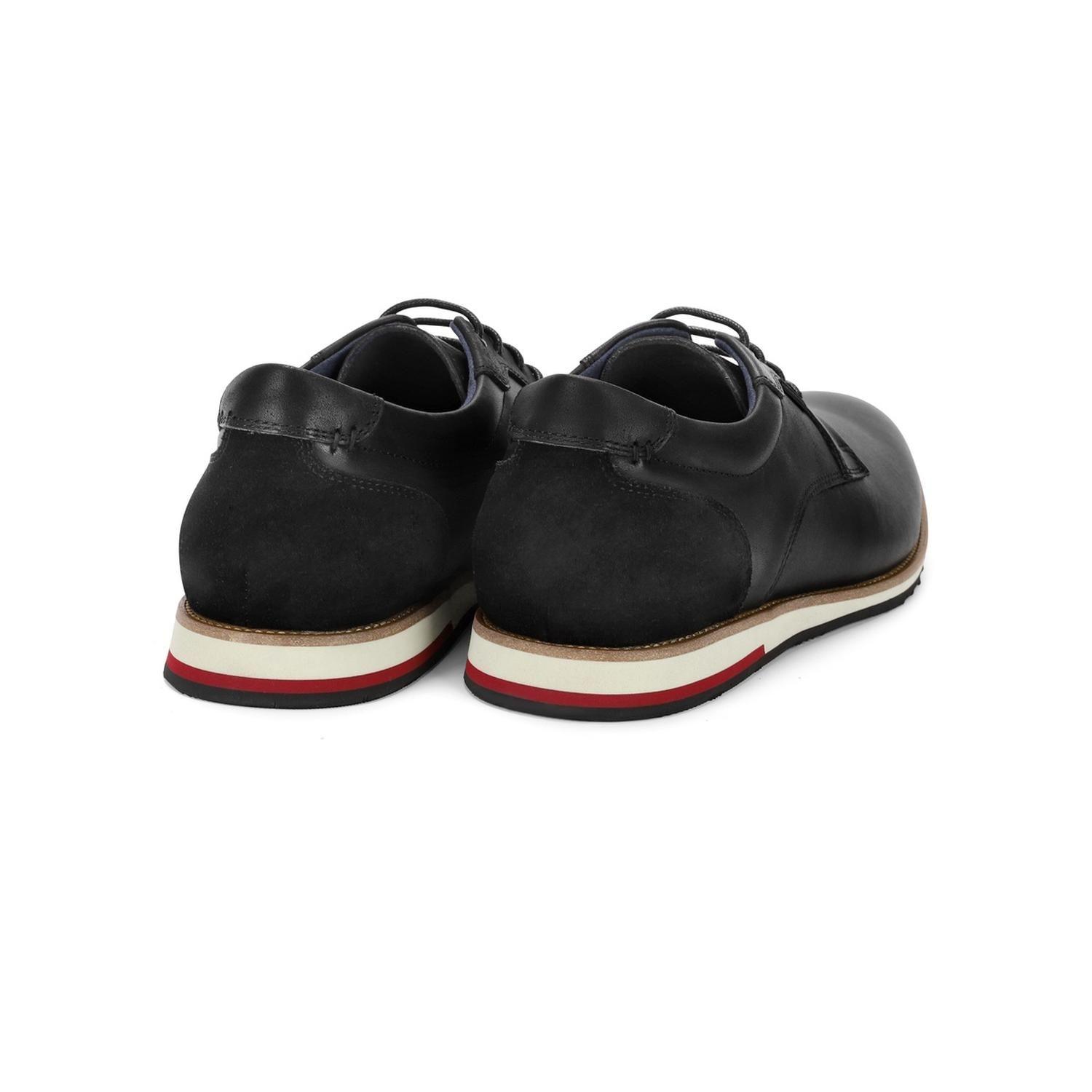 Zapatos Formal Sporty Hombre Cuero Shelford Negro Cardinale-3