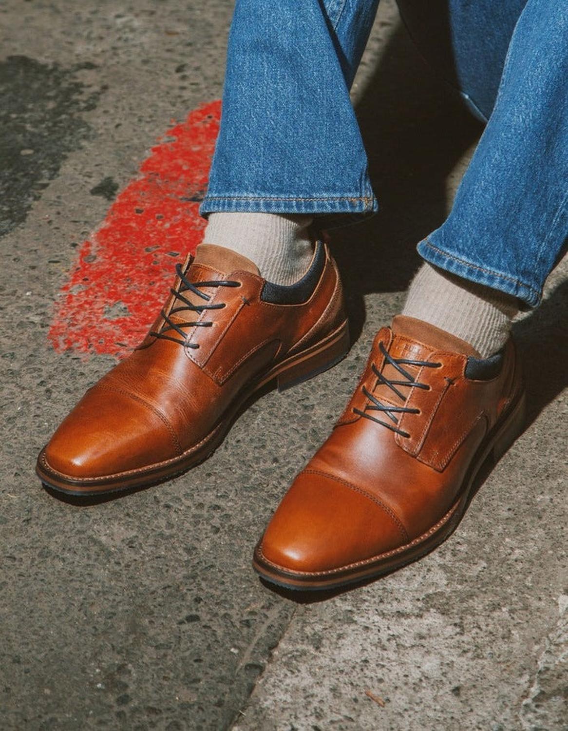 Zapatos Hombre Cuero Duiven-0-41 Brandy Bullboxer-0