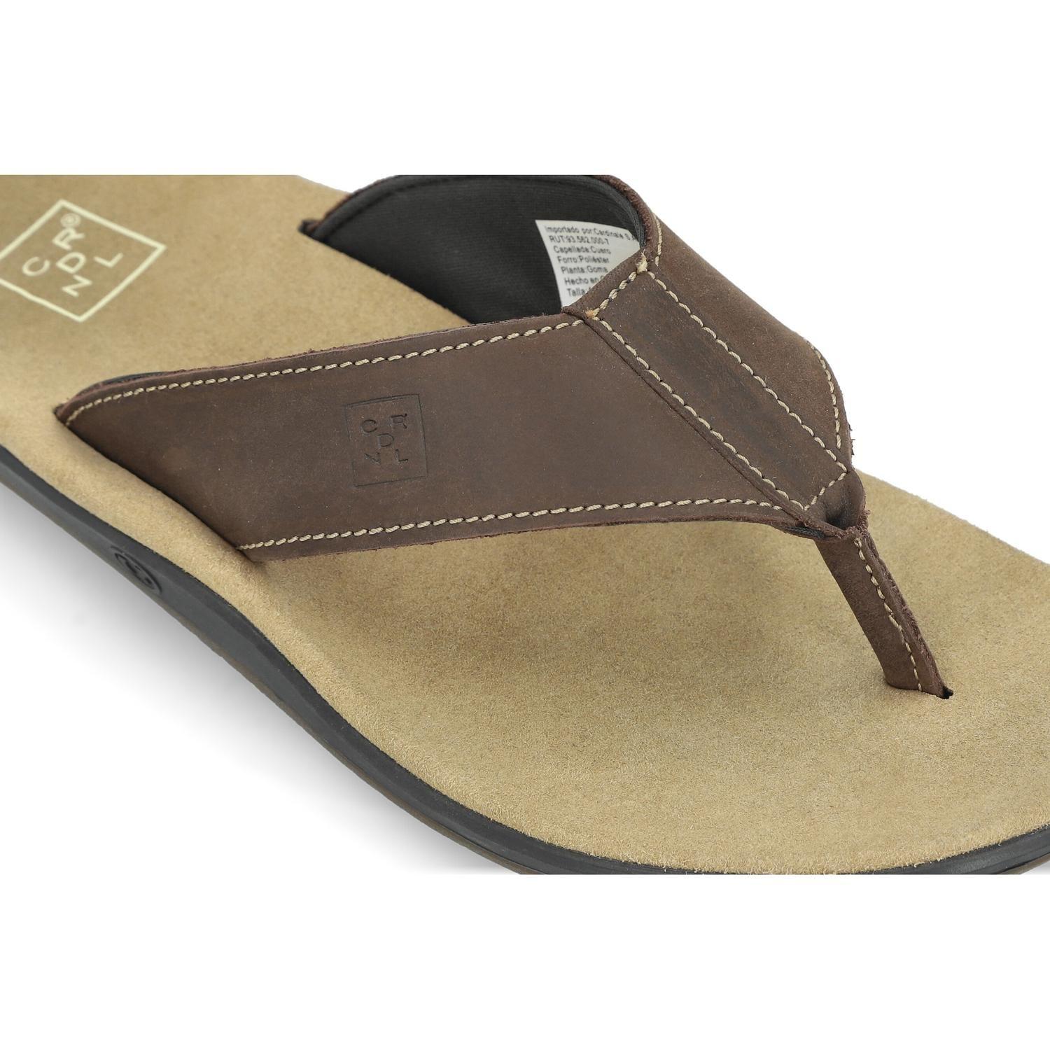 Sandalias Hombre Cuero Akamai-9-11-Cafe1-4