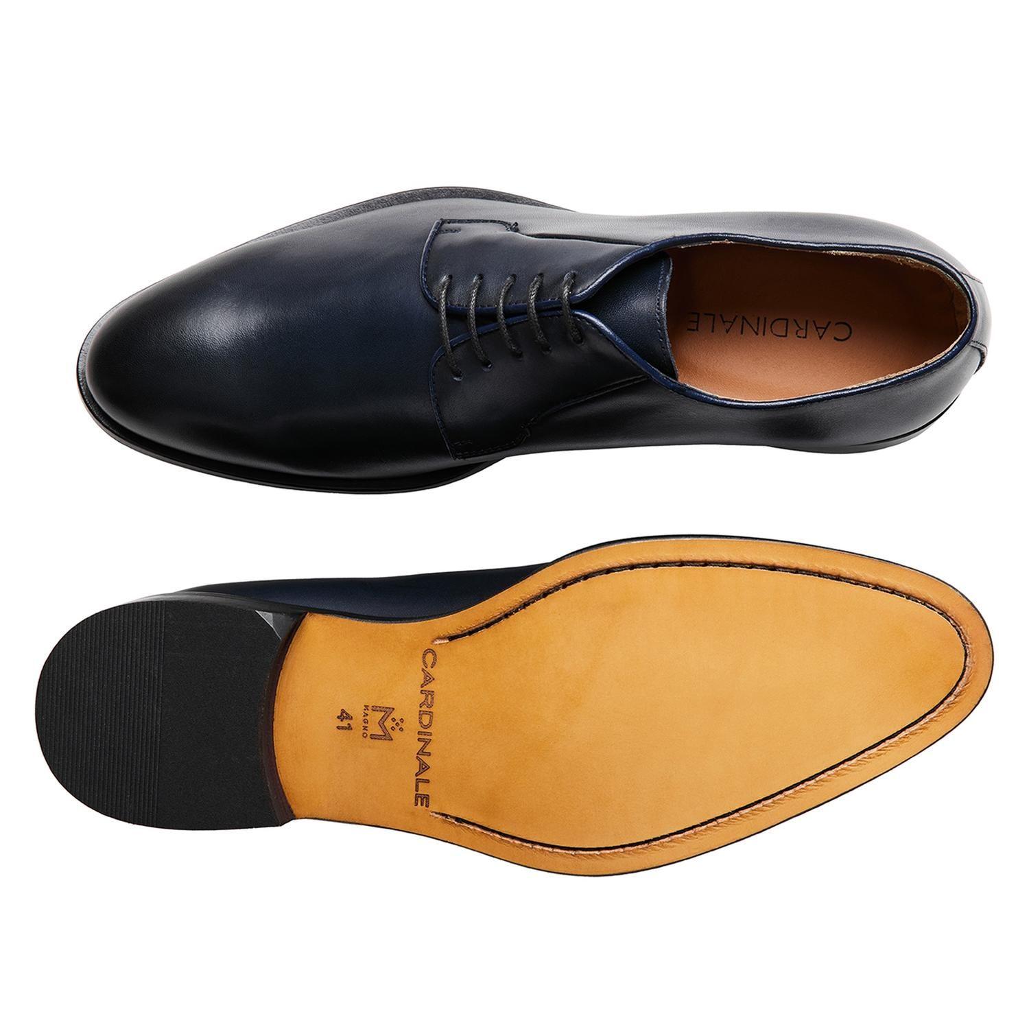 ZAPATOS HOMBRE FORMALES SUELA CUERO MAGNO DANTE-0-36 AZUL-2