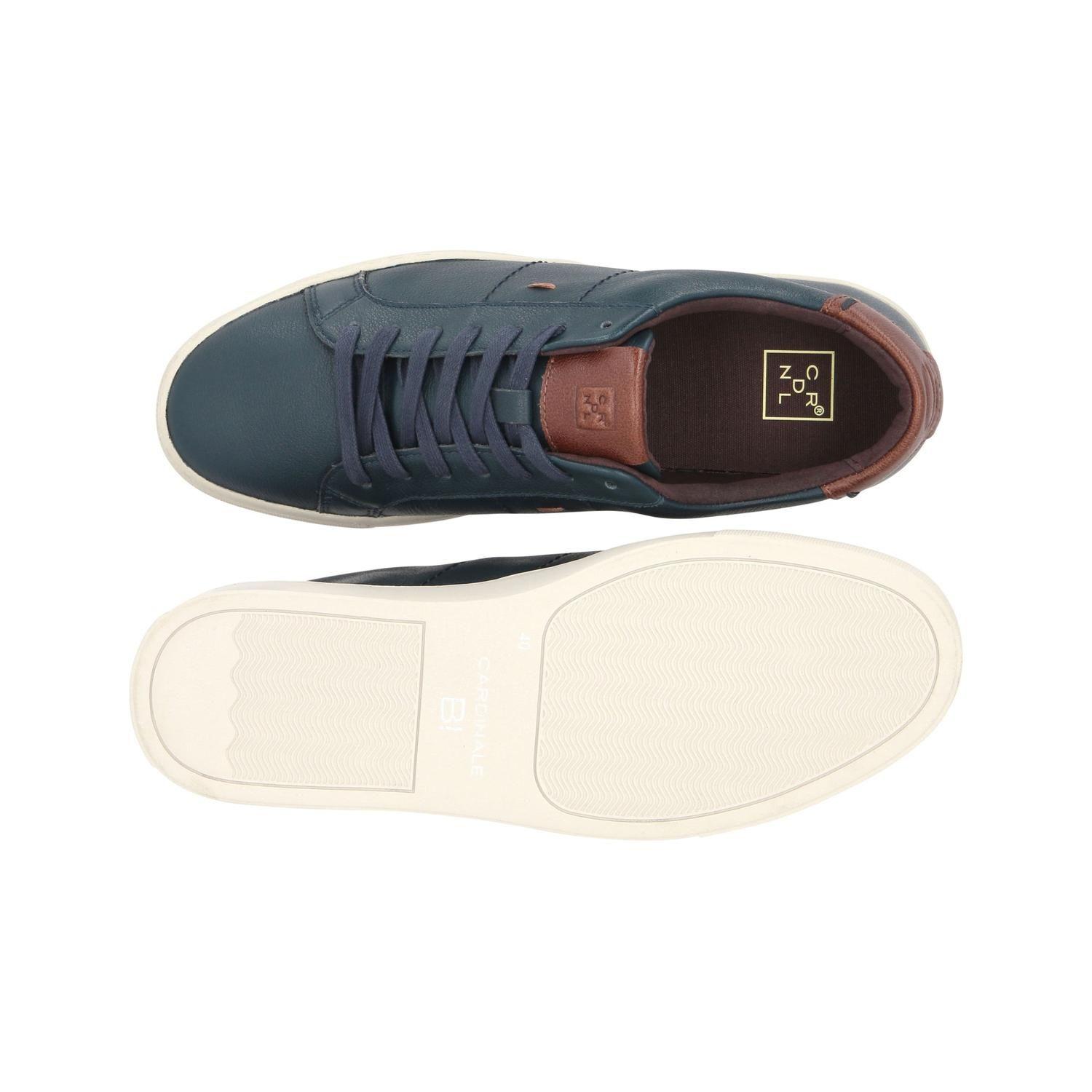 ZAPATILLAS HOMBRE CUERO NORDVILLE-0-01 AZUL-2