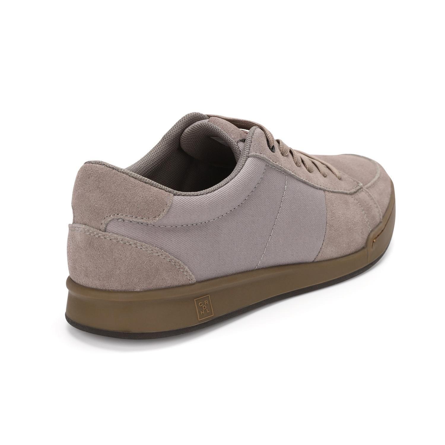 ZAPATILLAS HOMBRE CORDONES CUERO Y TEXTIL CRAM-0-14 GRIS-4