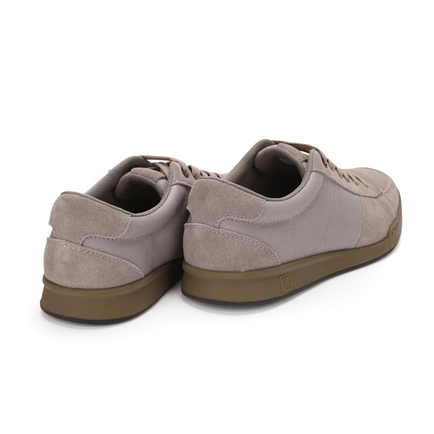 ZAPATILLAS HOMBRE CORDONES CUERO Y TEXTIL CRAM-0-14 GRIS-5