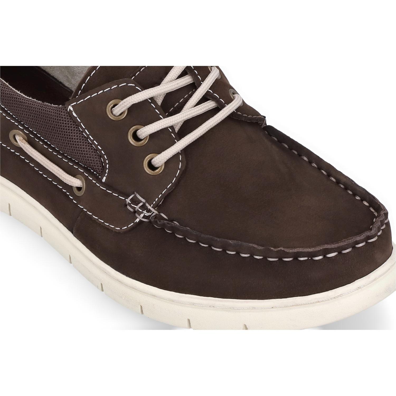 Zapatos Hombre Náuticos Cuero Amalfi-0-14 Café Cardinale-3