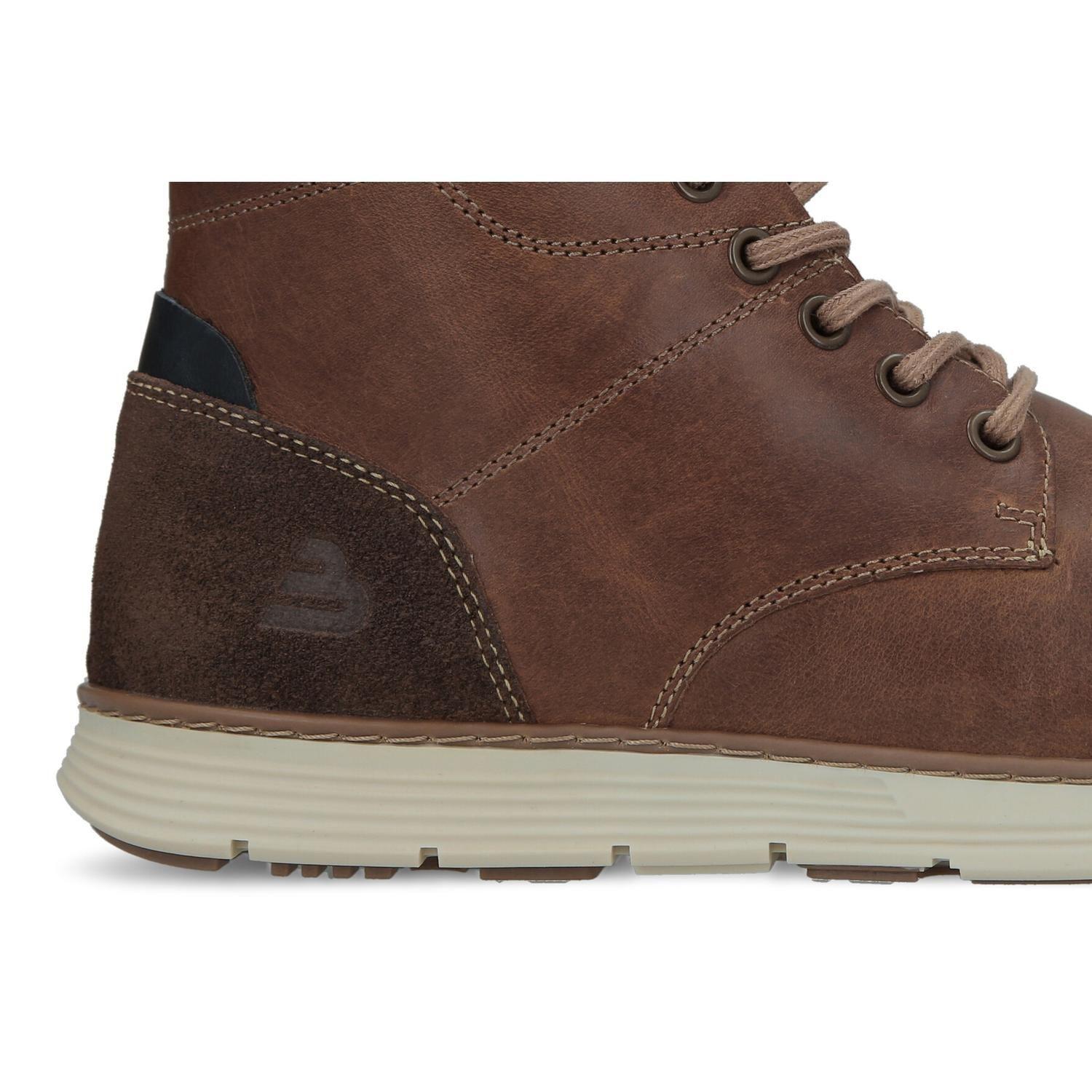 BULLBOXER ZAPATILLAS HOMBRE CAÑA ALTA CUERO FINSBURY-6-61 BRANDY-3
