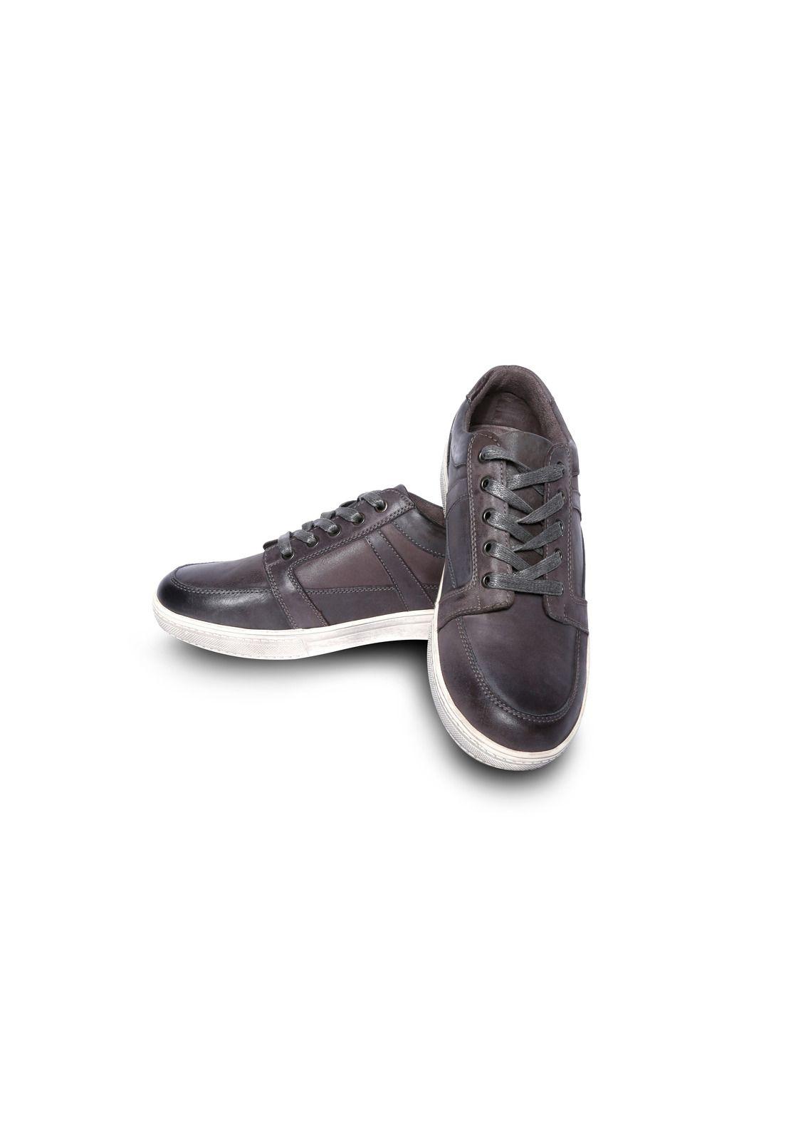 Zapatos Hombre Cuero Memphis-0-79 Gris Cardinale-3