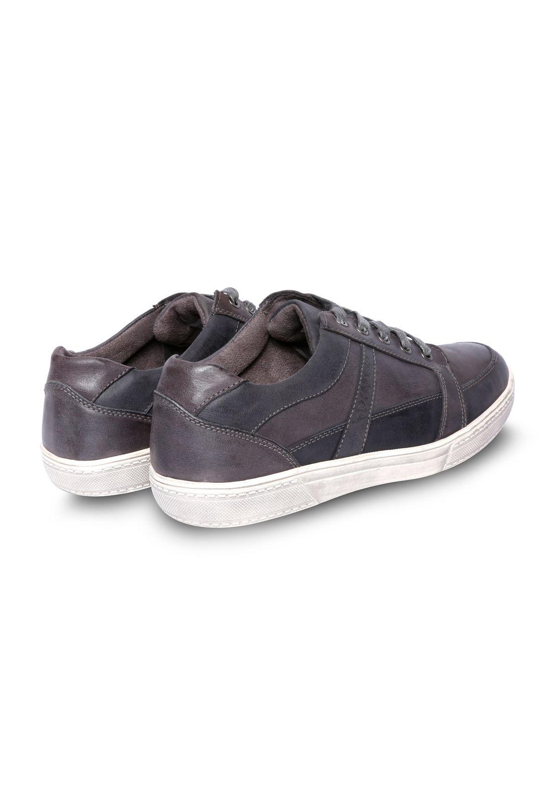 Zapatos Hombre Cuero Memphis-0-79 Gris Cardinale-4
