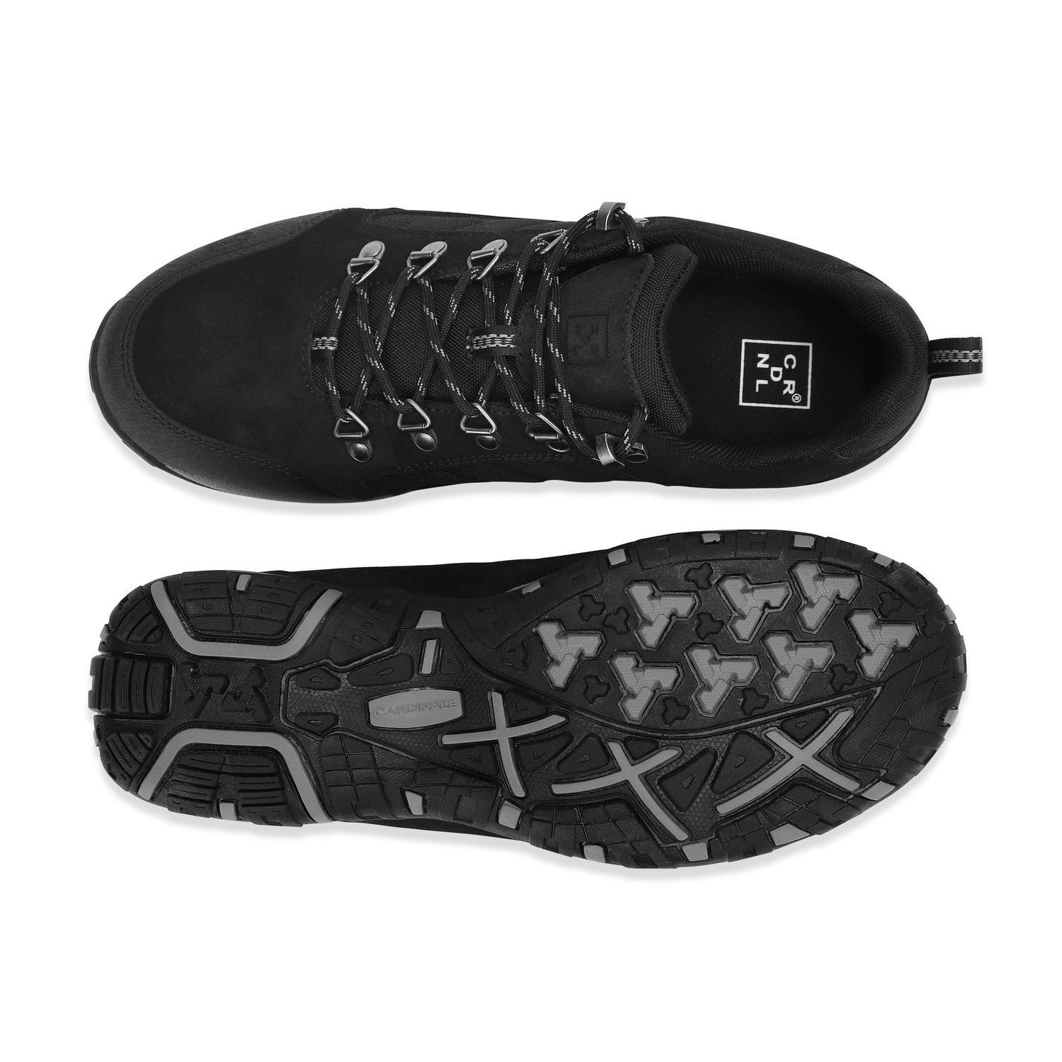 ZAPATILLAS WATERPROOF HOMBRE CUERO Y TEXTIL CLIFFROCKEN-0-01 NEGRO CARDINALE-2