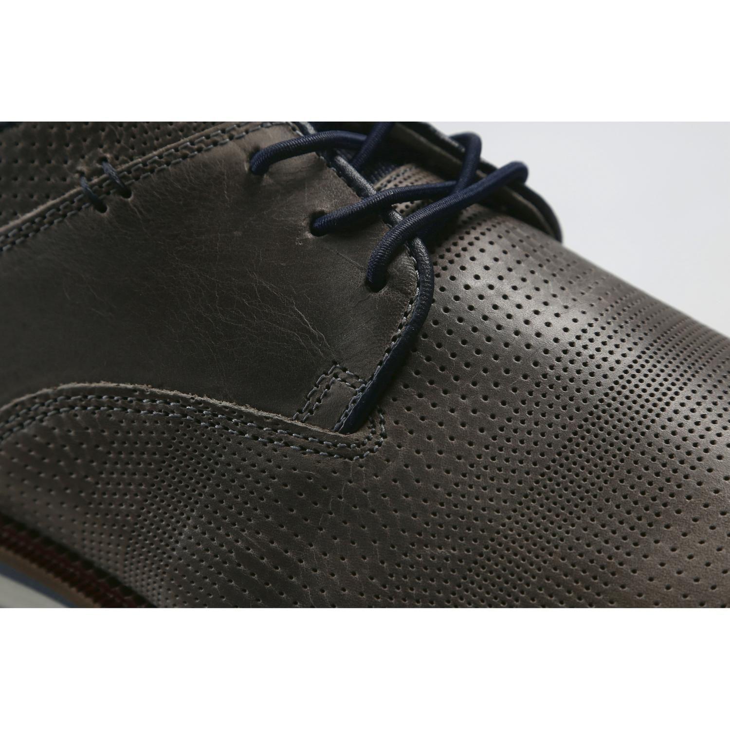 Zapatos Casual Hombre Cuero Kikker Gris Cardinale-2