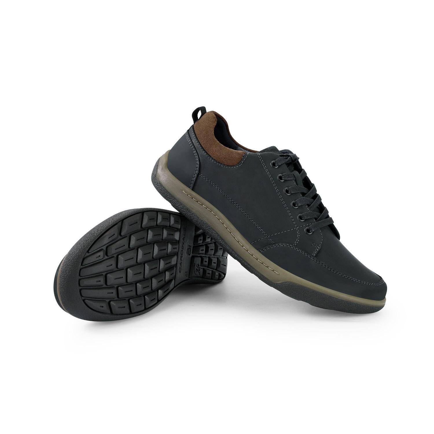 ZAPATOS HOMBRE CUERO ARNO-0-23 NEGRO-5