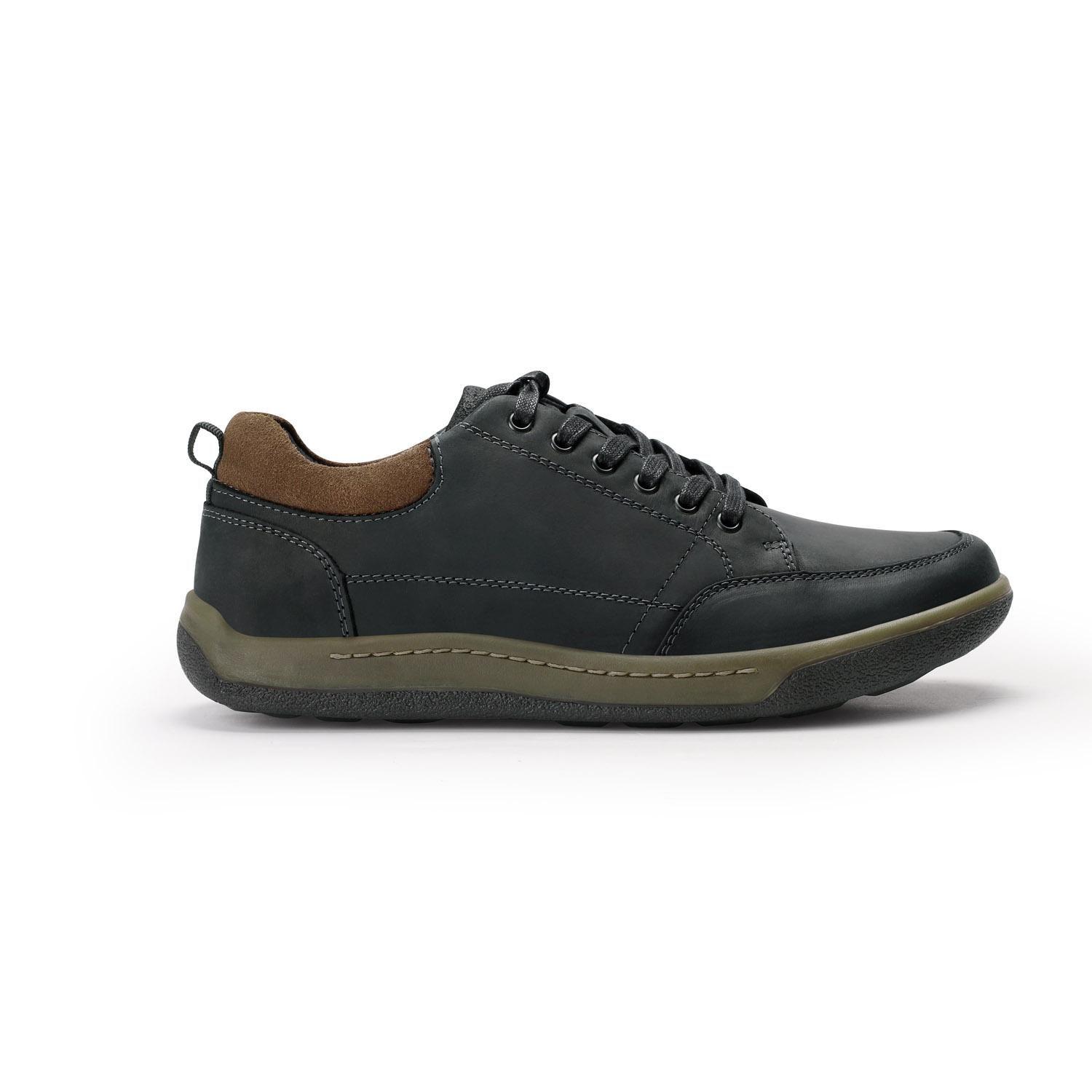 Zapatos Hombre Cuero Arno-0-23 Negro-1